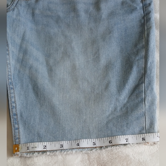 Men Original Use Light Blue Denim with Black Patch - Picture 2 of 5